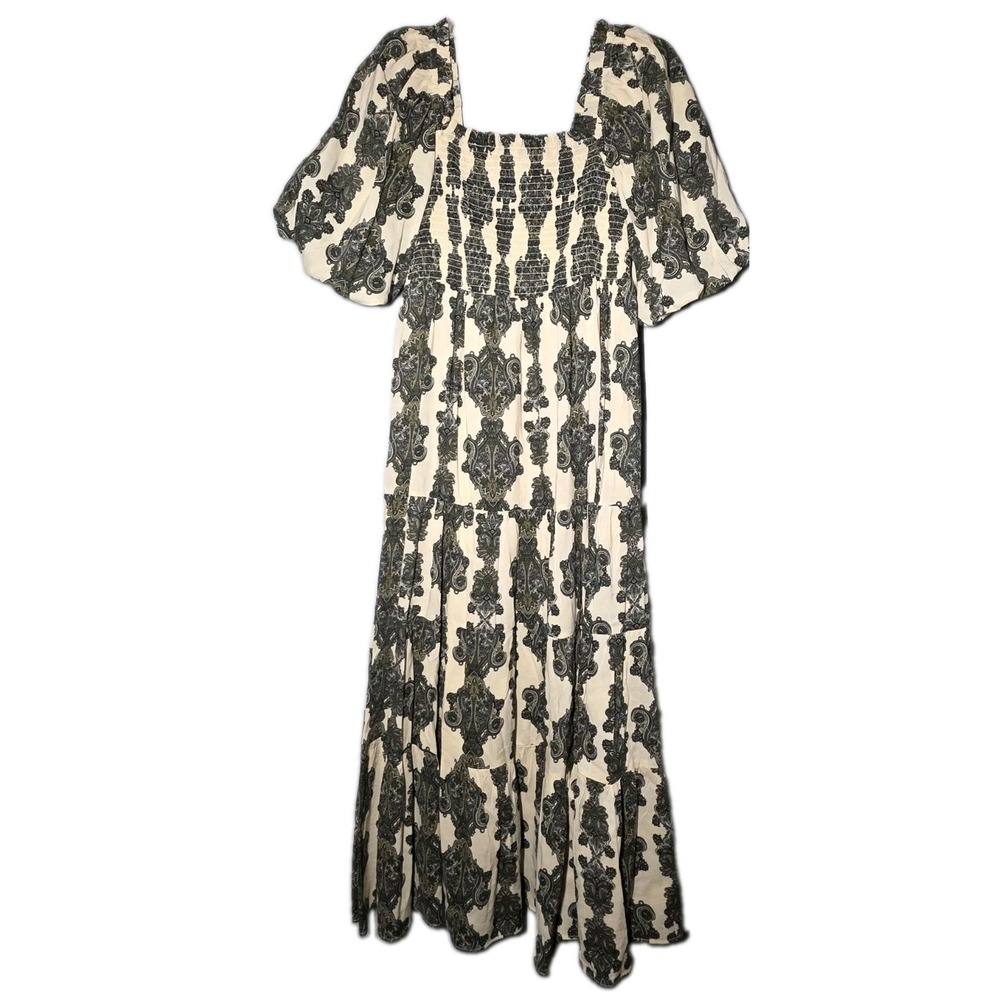A Loves A Paisley Boho Belted Maxi Dress | Size XL